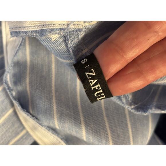 Zaful Blue And White Dress Small - Picture 5 of 5